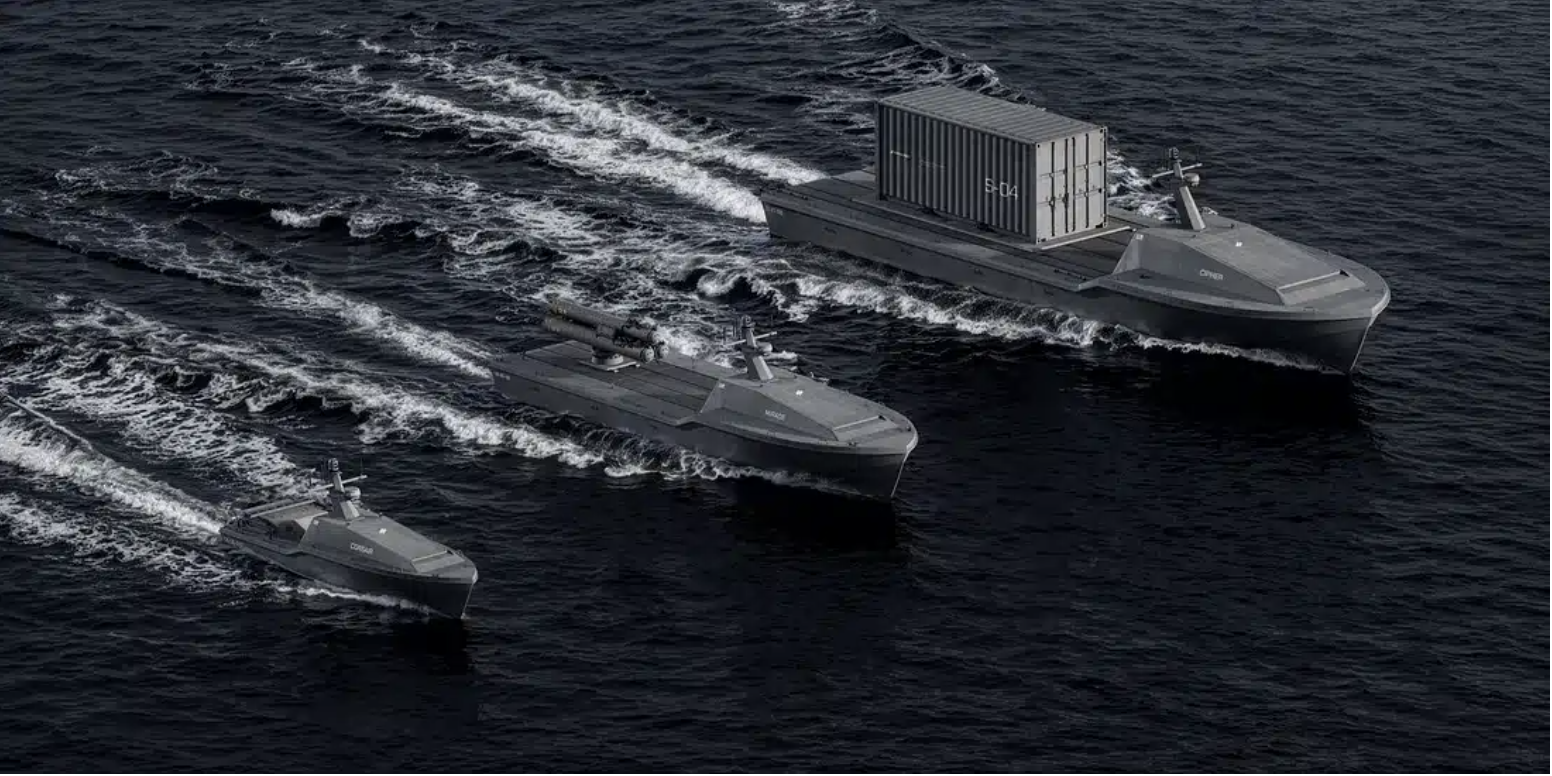 Autonomous surface vessel conducting monitoring tasks